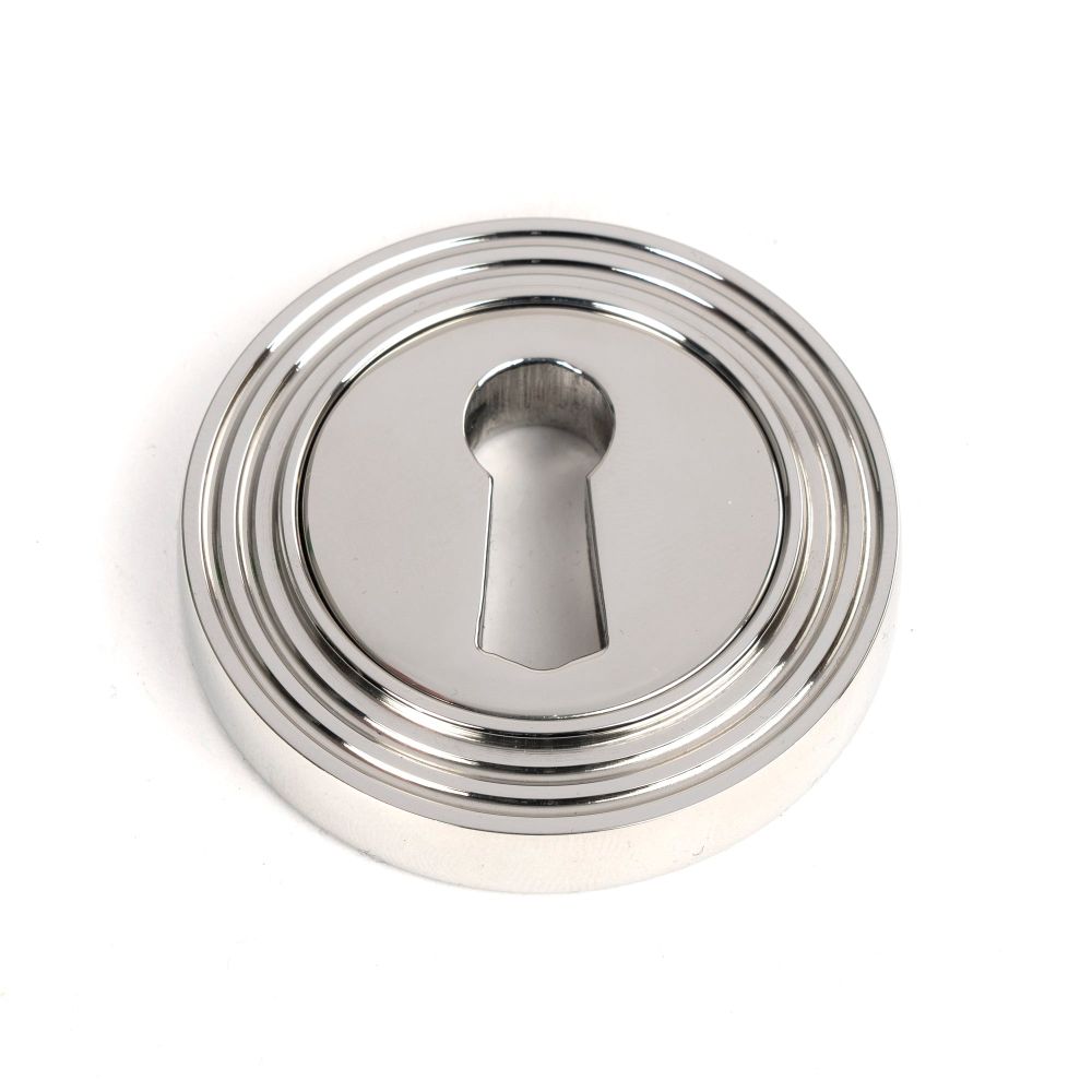 From The Anvil - Polished Marine SS (316) Round Escutcheon (Beehive) | Sku. 49870 | Trade Door Handles.