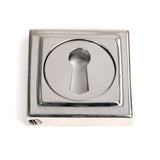 From The Anvil - Polished Marine SS (316) Round Escutcheon (Square) | Sku. 49871 | Trade Door Handles.