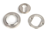 From The Anvil - Satin Marine SS (316) Round Euro Escutcheon (Plain) | Sku. 49872 | Trade Door Handles.