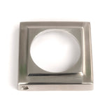 From The Anvil - Satin Marine SS (316) Round Euro Escutcheon (Square) | Sku. 49875 | Trade Door Handles.