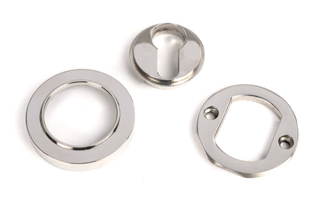 From The Anvil - Polished Marine SS (316) Round Euro Escutcheon (Plain) | Sku. 49876 | Trade Door Handles.