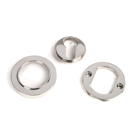 From The Anvil - Polished Marine SS (316) Round Euro Escutcheon (Plain) | Sku. 49876 | Trade Door Handles.