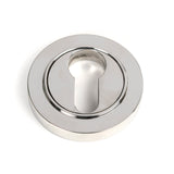 From The Anvil - Polished Marine SS (316) Round Euro Escutcheon (Plain) | Sku. 49876 | Trade Door Handles.