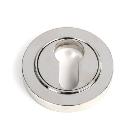 From The Anvil - Polished Marine SS (316) Round Euro Escutcheon (Plain) | Sku. 49876 | Trade Door Handles.