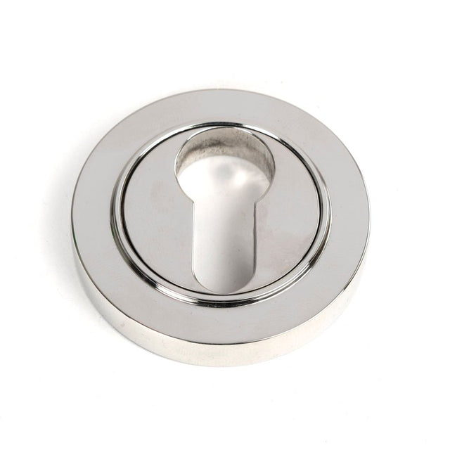 From The Anvil - Polished Marine SS (316) Round Euro Escutcheon (Plain) | Sku. 49876 | Trade Door Handles.
