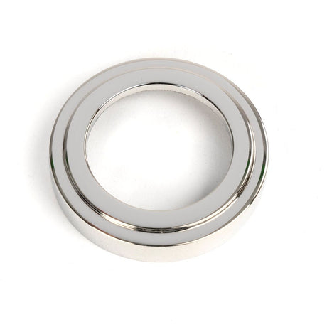 From The Anvil - Polished Marine SS (316) Round Euro Escutcheon (Art Deco) | Sku. 49877 | Trade Door Handles.