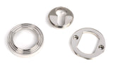 From The Anvil - Polished Marine SS (316) Round Euro Escutcheon (Beehive) | Sku. 49878 | Trade Door Handles.