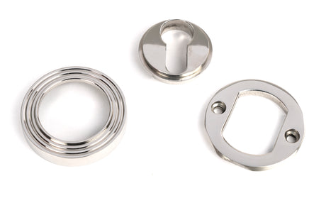 From The Anvil - Polished Marine SS (316) Round Euro Escutcheon (Beehive) | Sku. 49878 | Trade Door Handles.