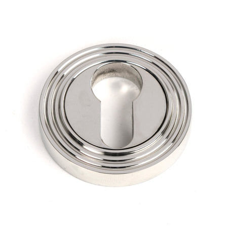 From The Anvil - Polished Marine SS (316) Round Euro Escutcheon (Beehive) | Sku. 49878 | Trade Door Handles.