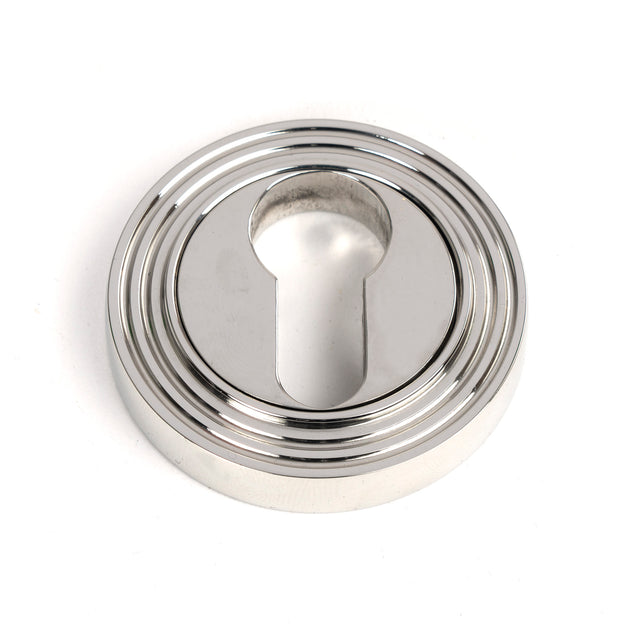 From The Anvil - Polished Marine SS (316) Round Euro Escutcheon (Beehive) | Sku. 49878 | Trade Door Handles.