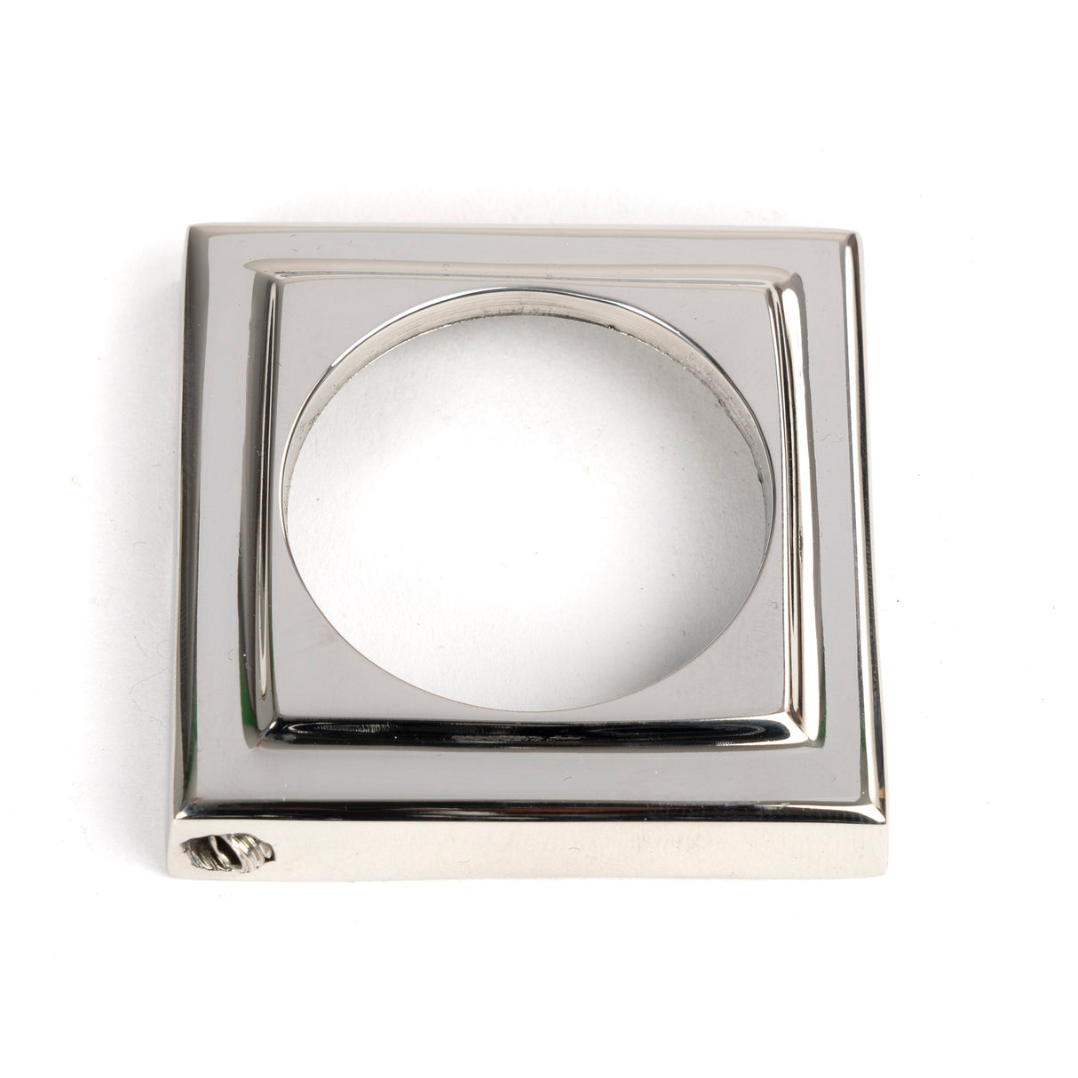 From The Anvil - Polished Marine SS (316) Round Euro Escutcheon (Square) | Sku. 49879 | Trade Door Handles.