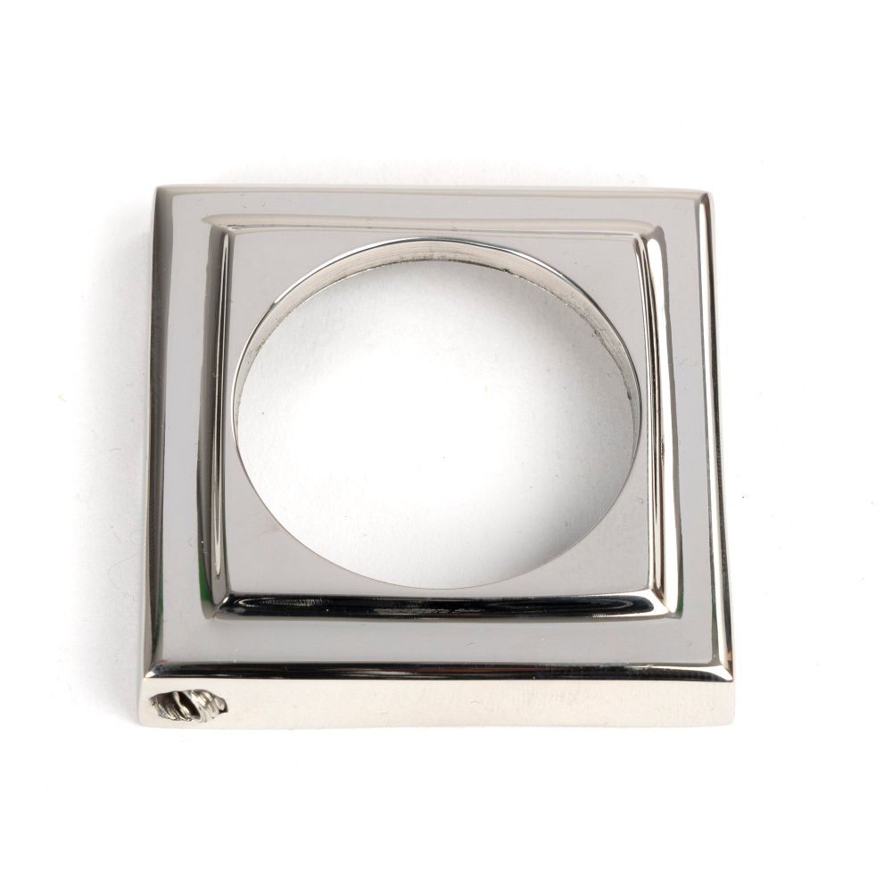 From The Anvil - Polished Marine SS (316) Round Euro Escutcheon (Square) | Sku. 49879 | Trade Door Handles.
