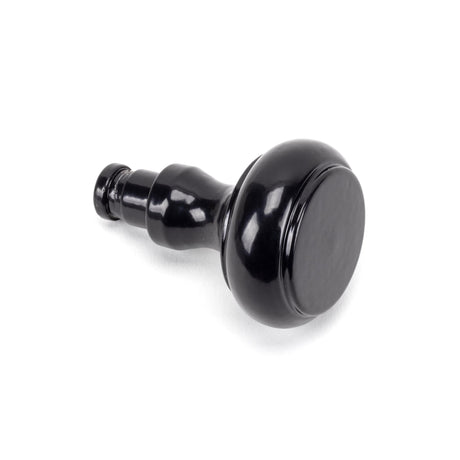 From The Anvil - Black Regency Curtain Finial (pair) | Sku. 49897 | Trade Door Handles.