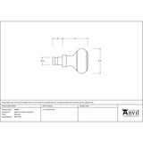 From The Anvil - Beeswax Regency Curtain Finial (pair) | Sku. 49898 | Trade Door Handles.