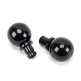 From The Anvil - Black Ball Curtain Finial (pair) | Sku. 49899 | Trade Door Handles.