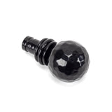 From The Anvil - Black Hammered Ball Curtain Finial (pair) | Sku. 49901 | Trade Door Handles.