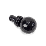 From The Anvil - Black Hammered Ball Curtain Finial (pair) | Sku. 49901 | Trade Door Handles.
