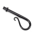 From The Anvil - Black Shepherd's Crook Curtain Finial (pair) | Sku. 49902 | Trade Door Handles.
