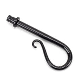 From The Anvil - Black Shepherd's Crook Curtain Finial (pair) | Sku. 49902 | Trade Door Handles.