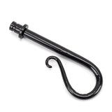 From The Anvil - Black Shepherd's Crook Curtain Finial (pair) | Sku. 49902 | Trade Door Handles.