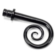 From The Anvil - Black Monkeytail Curtain Finial (pair) | Sku. 49907 | Trade Door Handles.