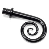 From The Anvil - Black Monkeytail Curtain Finial (pair) | Sku. 49907 | Trade Door Handles.