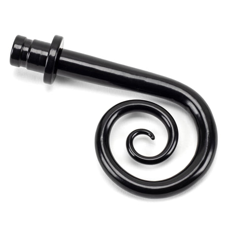From The Anvil - Black Monkeytail Curtain Finial (pair) | Sku. 49907 | Trade Door Handles.
