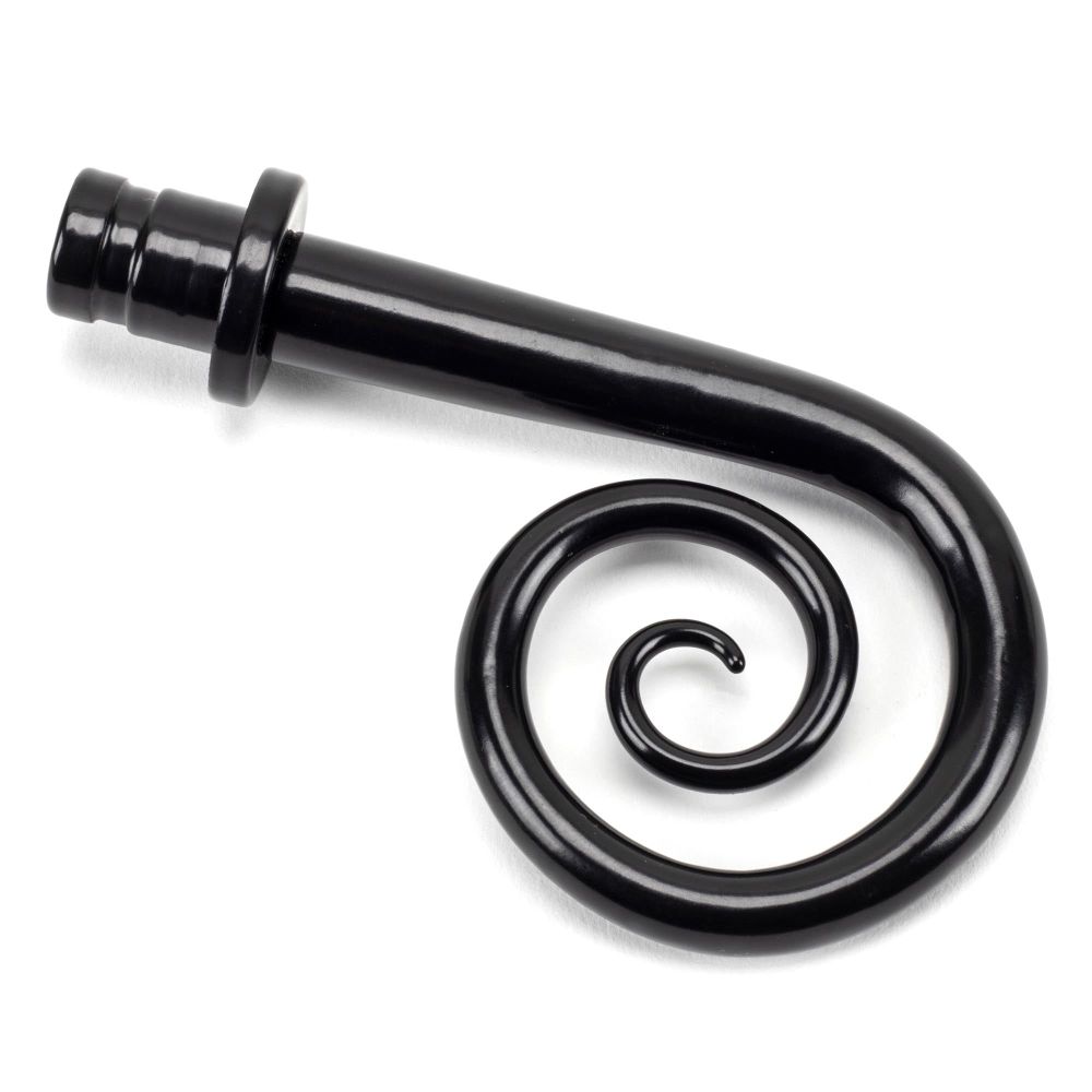 From The Anvil - Black Monkeytail Curtain Finial (pair) | Sku. 49907 | Trade Door Handles.