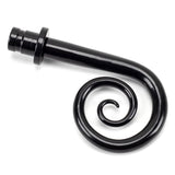 From The Anvil - Black Monkeytail Curtain Finial (pair) | Sku. 49907 | Trade Door Handles.