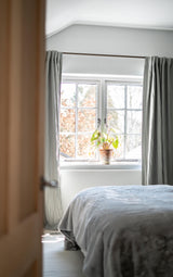 From The Anvil - Black 1.5m Curtain Pole | Sku. 49912 | Trade Door Handles.