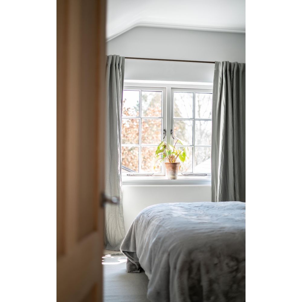 From The Anvil - Black 1.5m Curtain Pole | Sku. 49912 | Trade Door Handles.