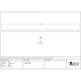 From The Anvil - Black 2m Curtain Pole | Sku. 49913 | Trade Door Handles.