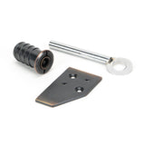 From The Anvil - Aged Bronze Key-Flush Sash Stop | Sku. 49916 | Trade Door Handles.