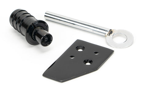 From The Anvil - Black Key-Flush Sash Stop | Sku. 49918 | Trade Door Handles.