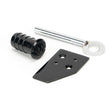 From The Anvil - Black Key-Flush Sash Stop | Sku. 49918 | Trade Door Handles.