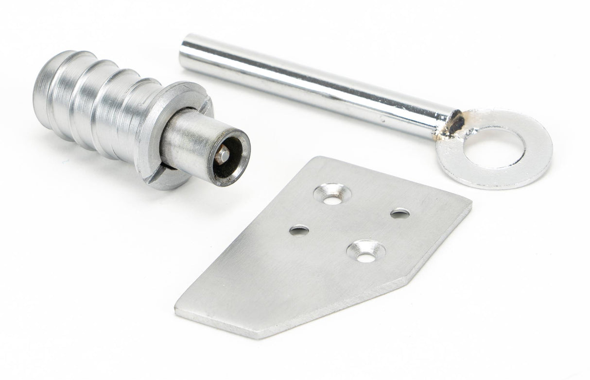 From The Anvil - Satin Chrome Key-Flush Sash Stop | Sku. 49919 | Trade Door Handles.