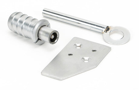 From The Anvil - Satin Chrome Key-Flush Sash Stop | Sku. 49919 | Trade Door Handles.
