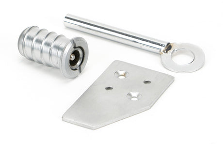 From The Anvil - Satin Chrome Key-Flush Sash Stop | Sku. 49919 | Trade Door Handles.
