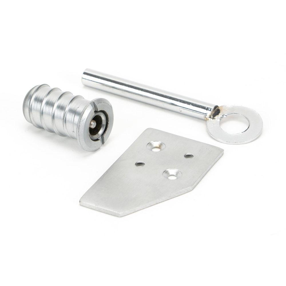 From The Anvil - Satin Chrome Key-Flush Sash Stop | Sku. 49919 | Trade Door Handles.
