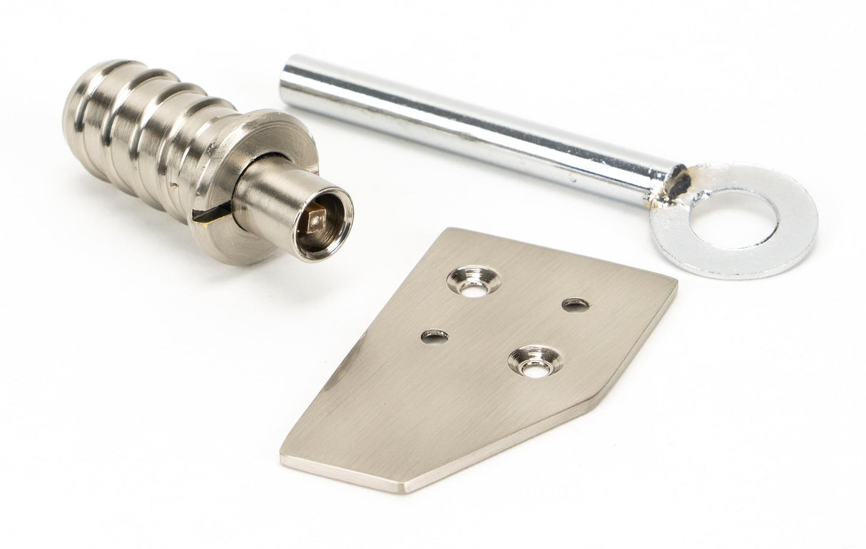 From The Anvil - Polished Nickel Key-Flush Sash Stop | Sku. 49920 | Trade Door Handles.