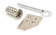 From The Anvil - Polished Nickel Key-Flush Sash Stop | Sku. 49920 | Trade Door Handles.
