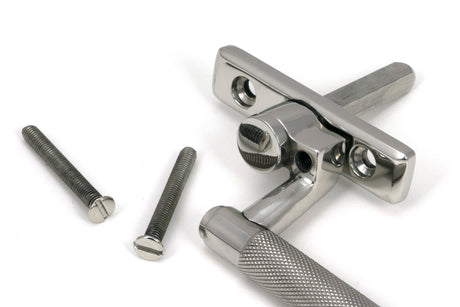 From The Anvil - Polished Marine SS (316) Brompton Espag - LH | Sku. 49932 | Trade Door Handles.