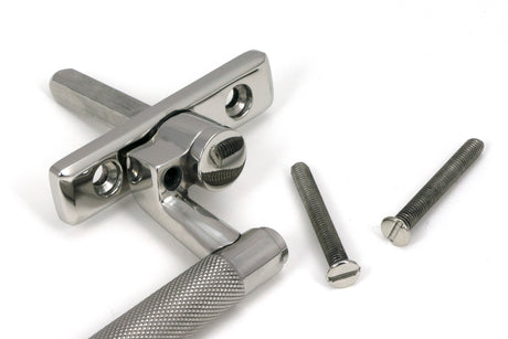 From The Anvil - Polished Marine SS (316) Brompton Espag - RH | Sku. 49934 | Trade Door Handles.