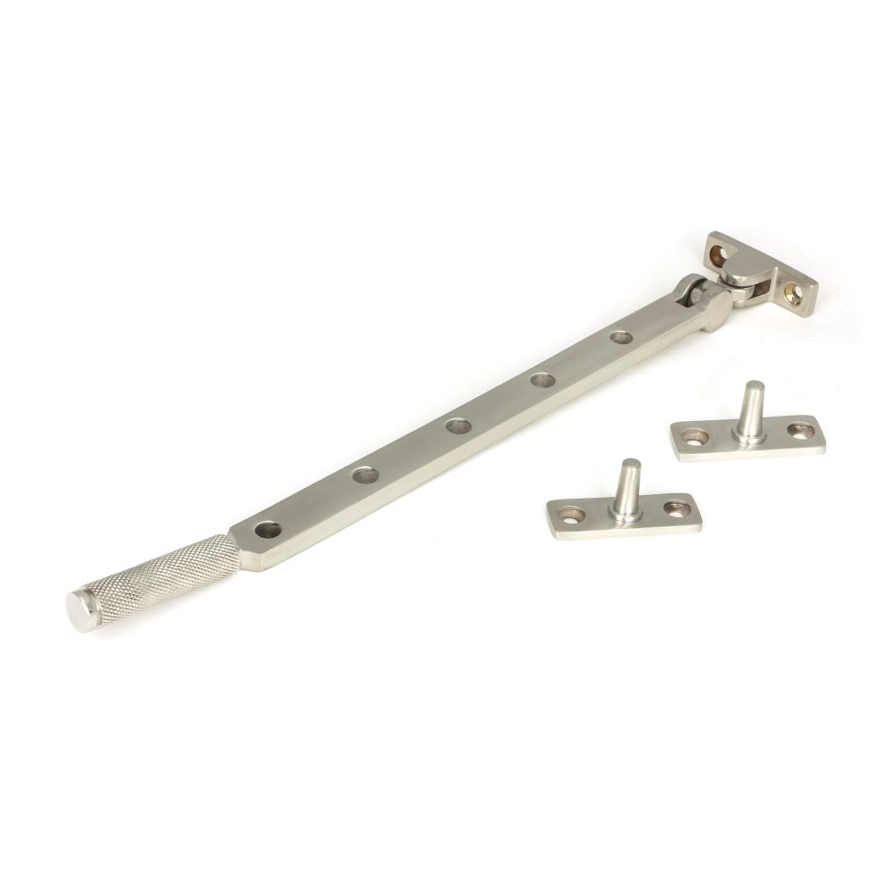 From The Anvil - Satin Marine SS (316) 12" Brompton Stay | Sku. 49939 | Trade Door Handles.