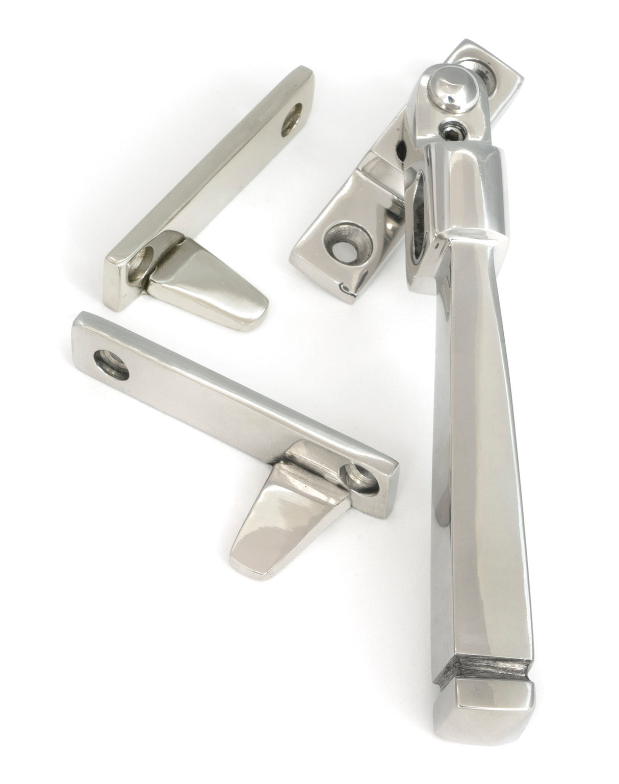 From The Anvil - Polished Marine SS (316) Night-Vent Locking Avon Fastener | Sku. 49944 | Trade Door Handles.
