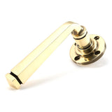 From The Anvil - Aged Brass Avon Round Lever on Rose Set (Art Deco) - Unsprung | Sku. 49946 | Trade Door Handles.