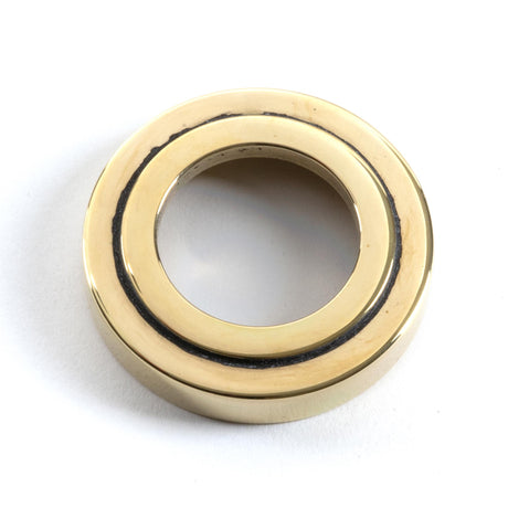 From The Anvil - Aged Brass Avon Round Lever on Rose Set (Art Deco) - Unsprung | Sku. 49946 | Trade Door Handles.