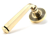From The Anvil - Aged Brass Avon Round Lever on Rose Set (Beehive) - Unsprung | Sku. 49947 | Trade Door Handles.