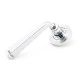 From The Anvil - Polished Chrome Avon Round Lever on Rose Set (Beehive) - Unsprung | Sku. 49951 | Trade Door Handles.