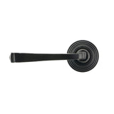 From The Anvil - Black Avon Round Lever on Rose Set (Beehive) - Unsprung | Sku. 49959 | Trade Door Handles.